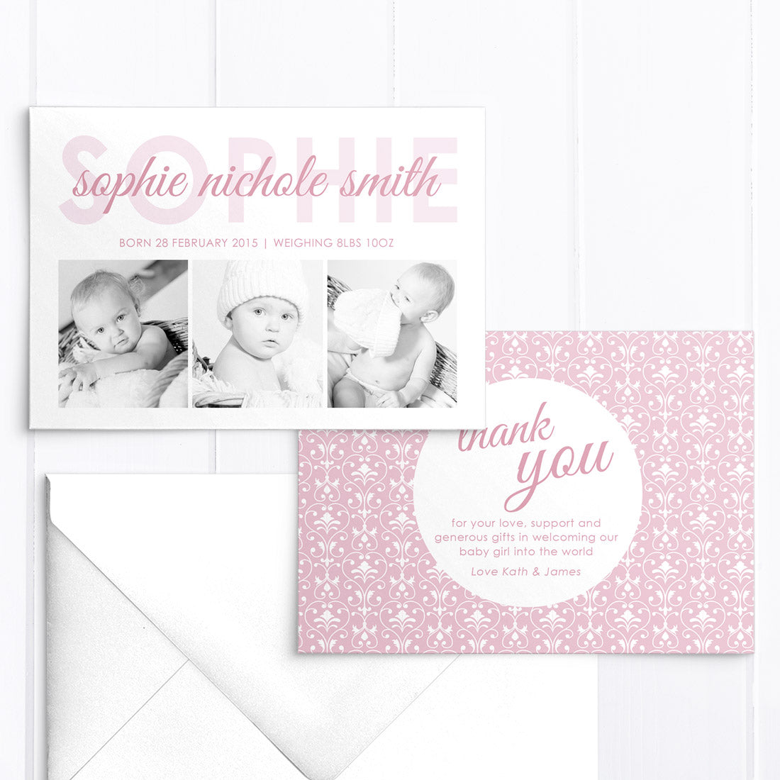 February best sale birth announcements