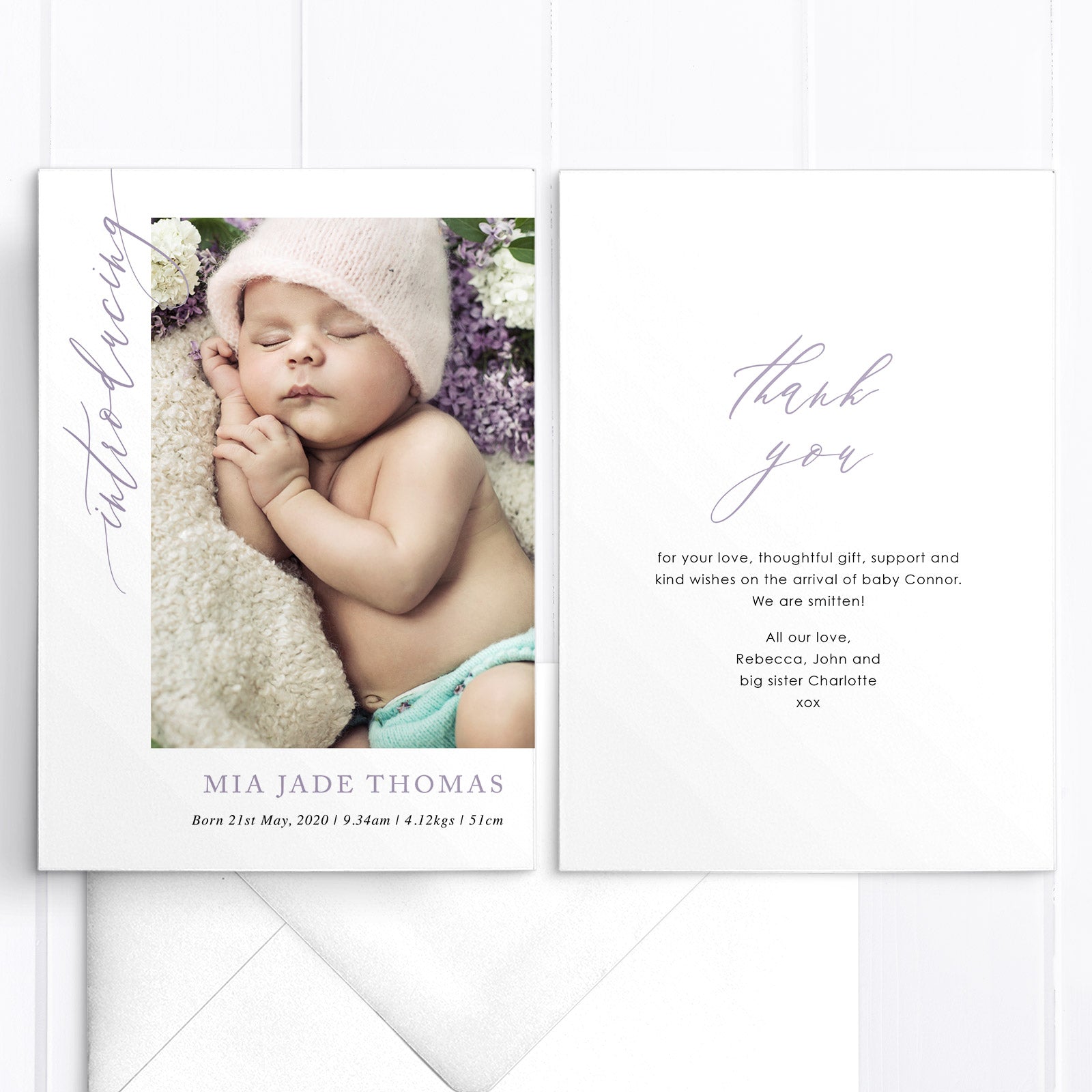 Baby best sale born invitation