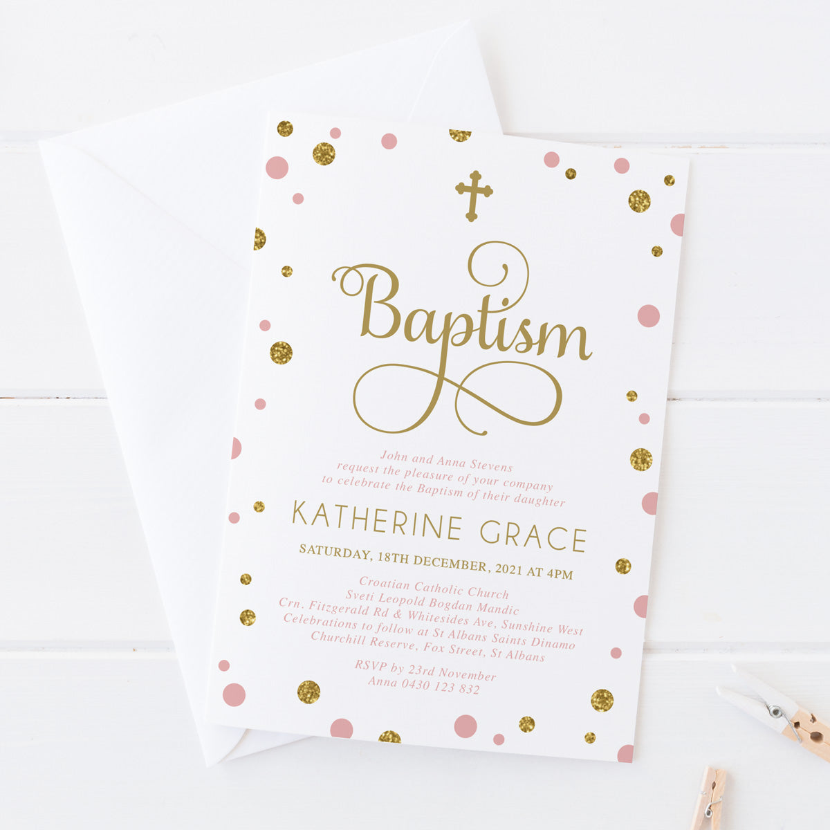 Baptism invitations 2024